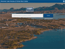 Tablet Screenshot of discoverhavasuhomes.com